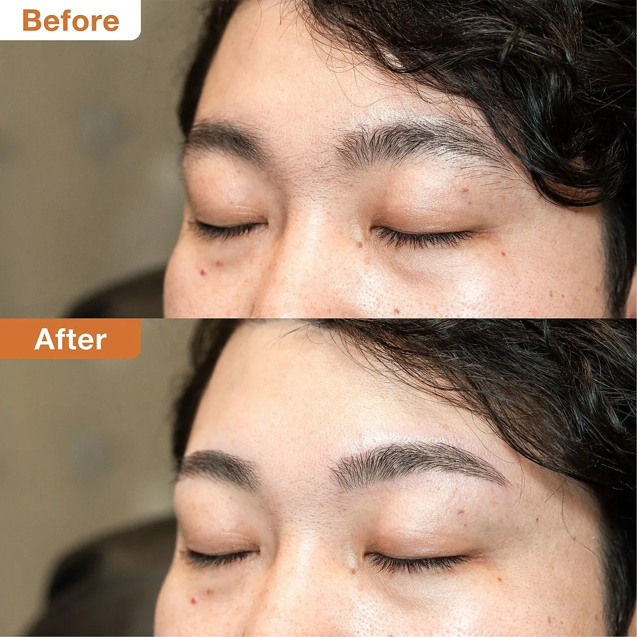 眉毛WAXスタイリング